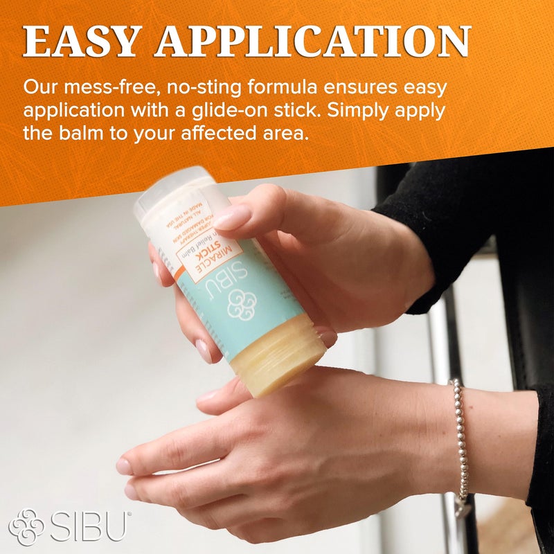sibu Miracle Stick, Made with Premium Himalayan Sea Buckthorn (1-Year Supply) â€“ Great for Dry Skin, Bug Bites, Sunburn, Windburn, and Chafing - Image 3